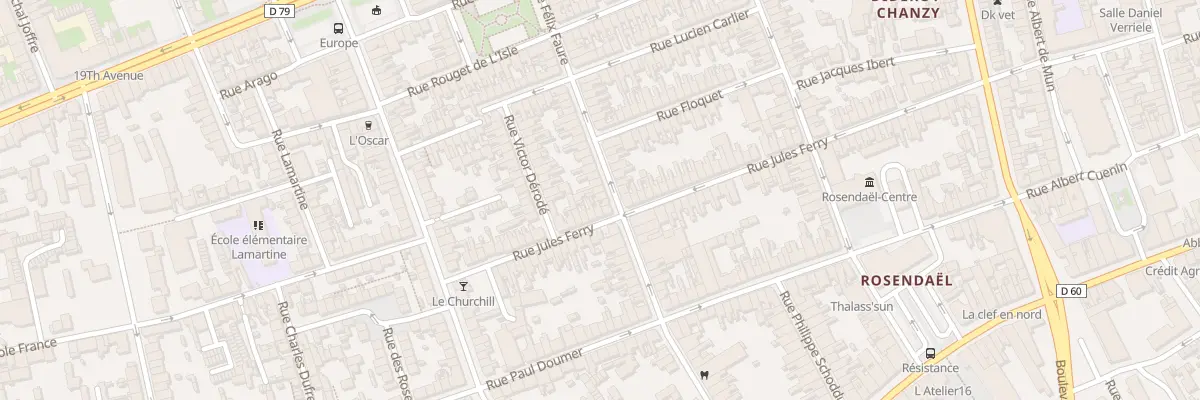 Plan du 23 Rue Félix Faure à Dunkerque