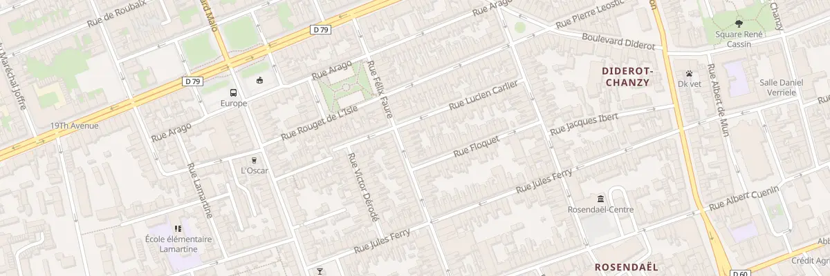Plan du 46 Rue Félix Faure à Dunkerque