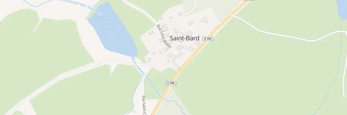 Plan du 2 Rue Saint Cybard à Saint-Bard