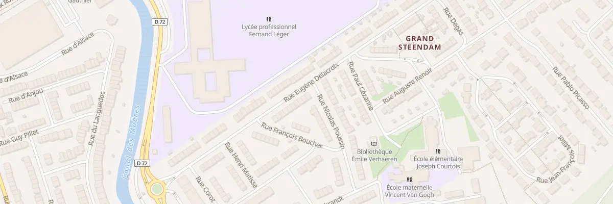 Plan du 38 Rue Eugène Delacroix à Coudekerque-Branche