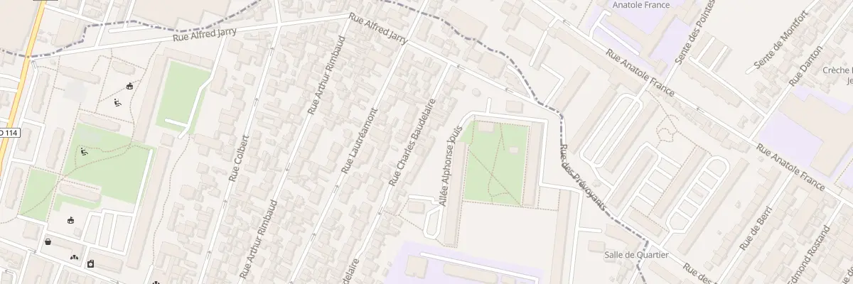 Plan du 52 Rue Charles Baudelaire à Aubervilliers