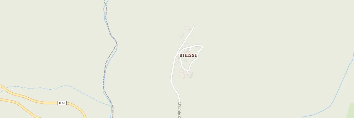 Plan du 746 Che de Bieysse à Vabre