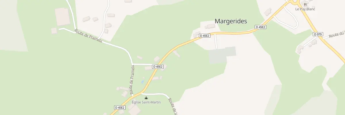 Plan du 5033 Au Bourg à Margerides