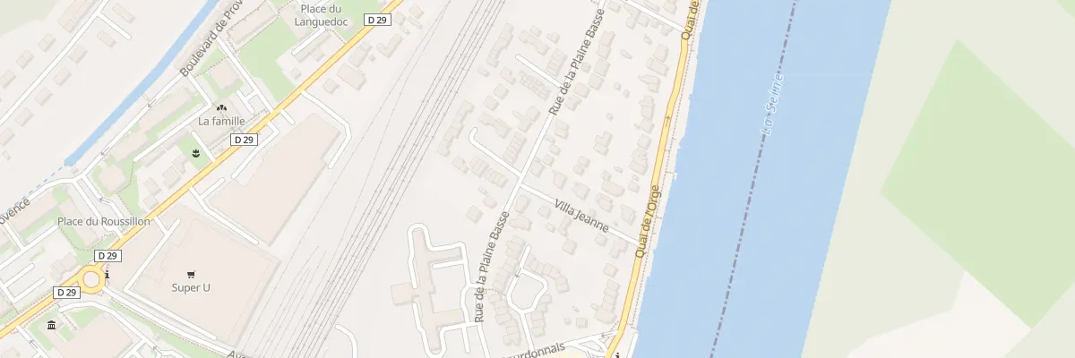 Plan du 28 Rue de la Plaine Basse à Athis-Mons