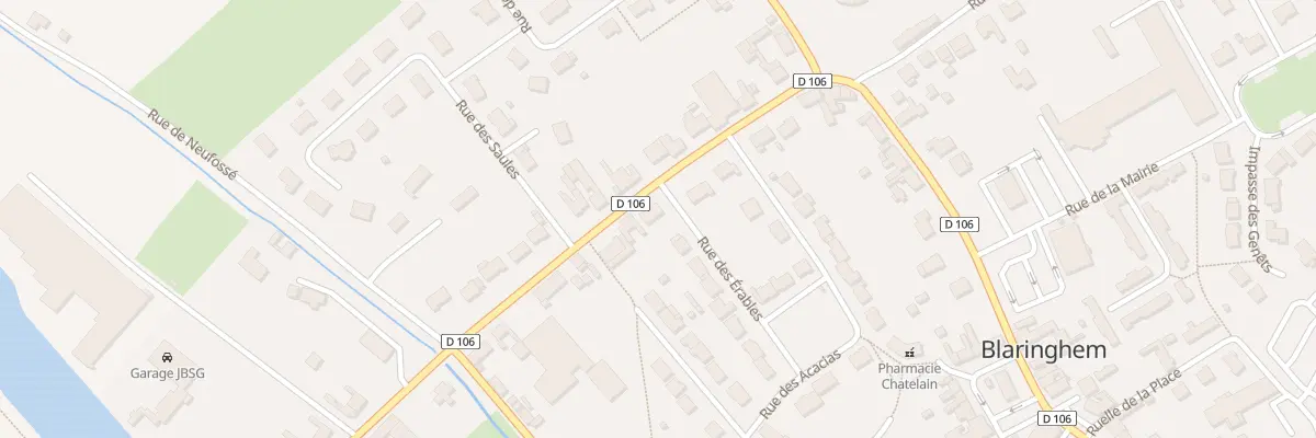 Plan du 147 Rue Andre Plockyn à Blaringhem