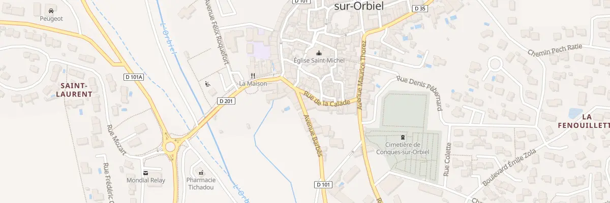 Plan du 62 Le Village à Conques-sur-Orbiel