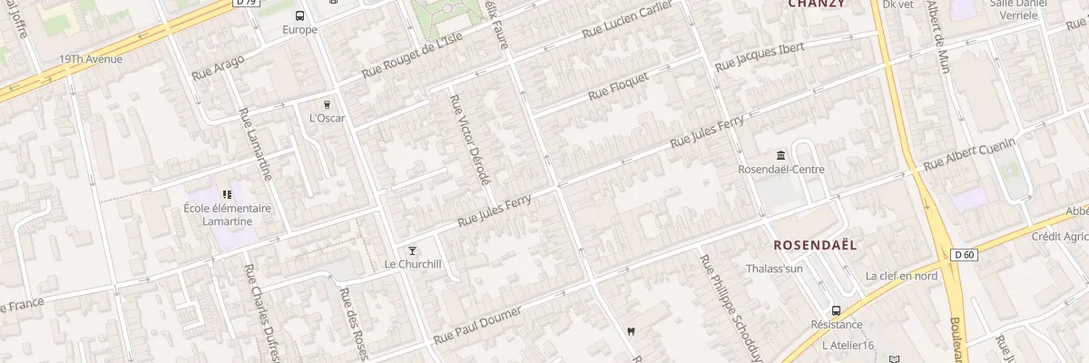 Plan du 19 Rue Félix Faure à Dunkerque