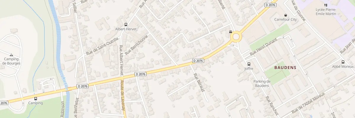 Plan du 64 Bd Mal Joffre à Bourges