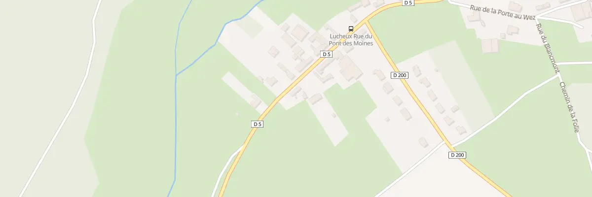 Plan du 25 Rue du Pont des Moines à Lucheux
