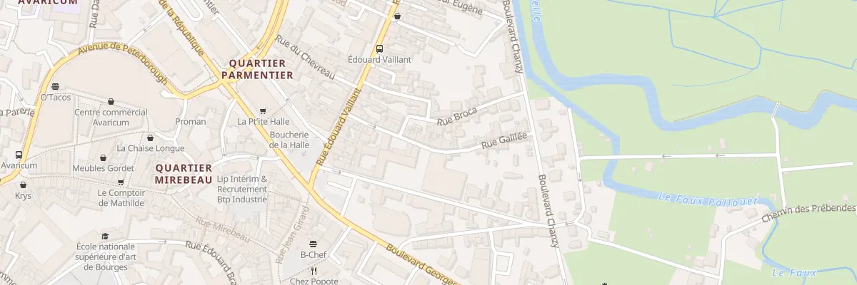 Plan du 21 Rue Galilée à Bourges