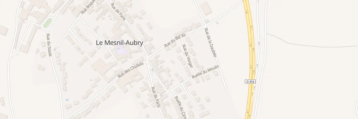 Plan du 6 Rue du Verger au Mesnil-Aubry