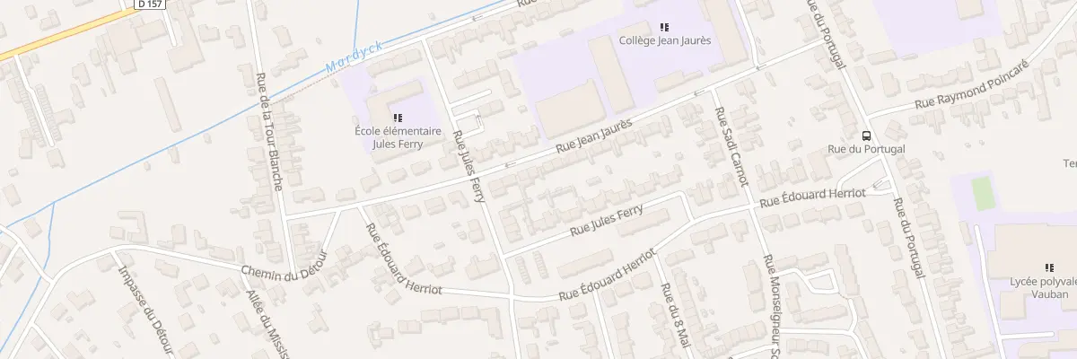 Plan du 29 Rue Jean Jaures à Aire-sur-la-Lys
