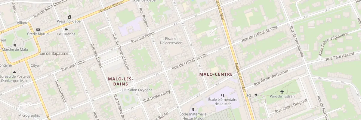 Plan du 143 Rue de l’Hôtel de Ville à Dunkerque