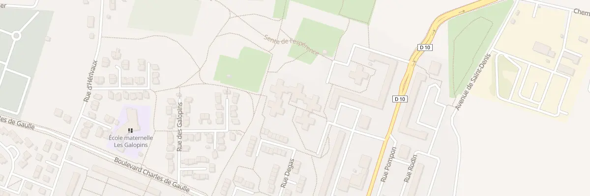 Plan du 14 Rue Renoir à Villiers-le-Bel