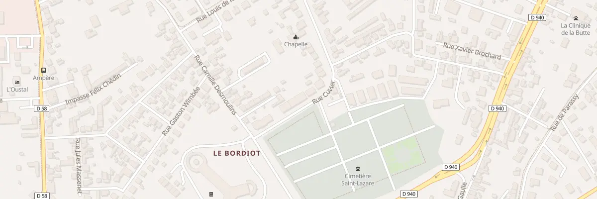 Plan du 1T Rue Cuvier à Bourges
