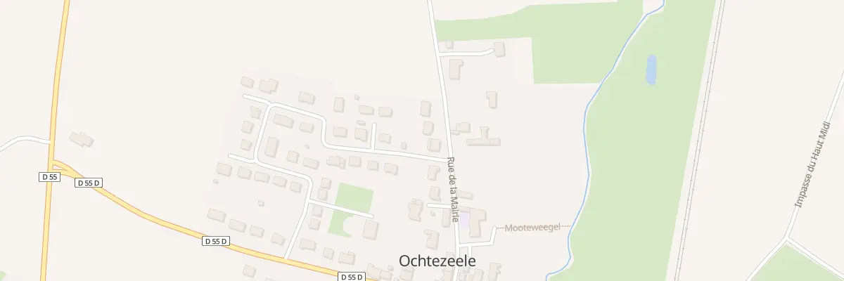 Plan du 165 Rue de la Mairie à Ochtezeele