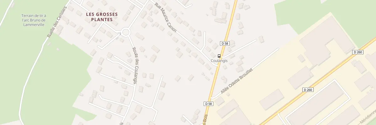 Plan du 78 Rte de Méry-ès-Bois à Bourges