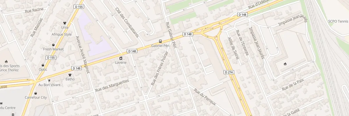 Plan du 163 Rue Gabriel Péri à Vitry-sur-Seine