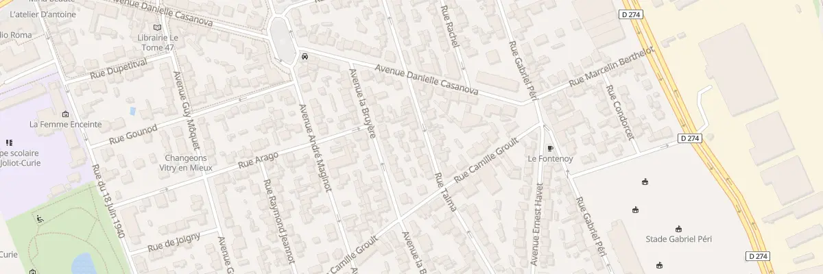 Plan du 107 Rue Talma à Vitry-sur-Seine