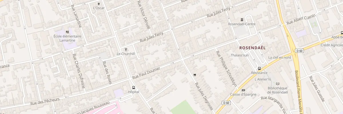 Plan du 31 Rue Paul Doumer à Dunkerque