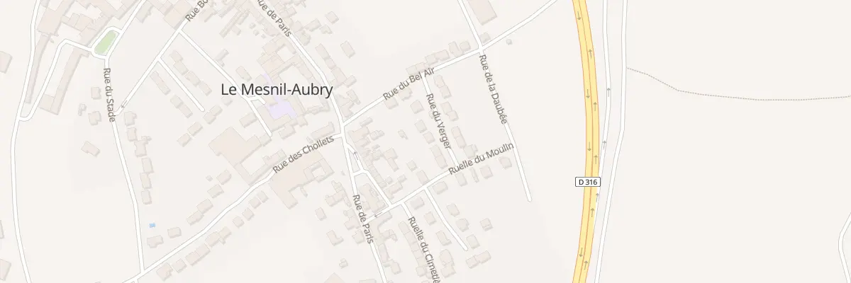 Plan du 8 Rue du Verger au Mesnil-Aubry