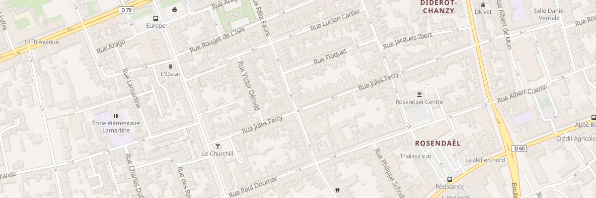 Plan du 24 Rue Félix Faure à Dunkerque