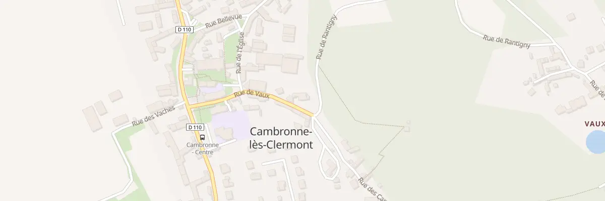 Plan du 177 Rue de Vaux à Cambronne-lès-Clermont