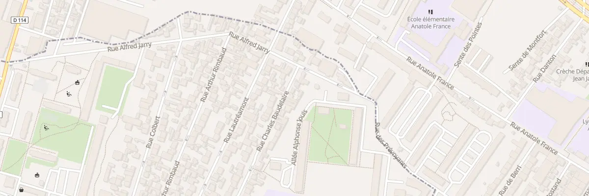 Plan du 60 Rue Charles Baudelaire à Aubervilliers