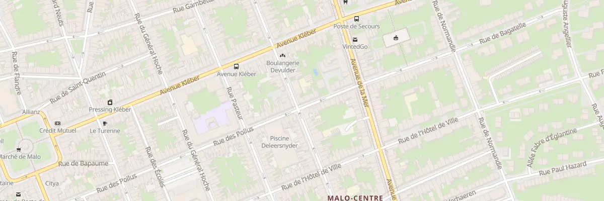 Plan du 153 Rue des Poilus à Dunkerque