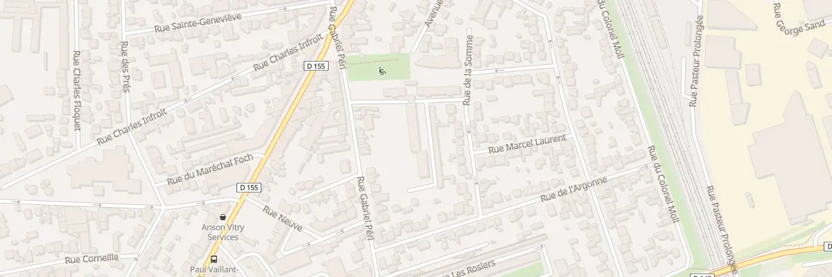 Plan du 218 Rue Gabriel Péri à Vitry-sur-Seine