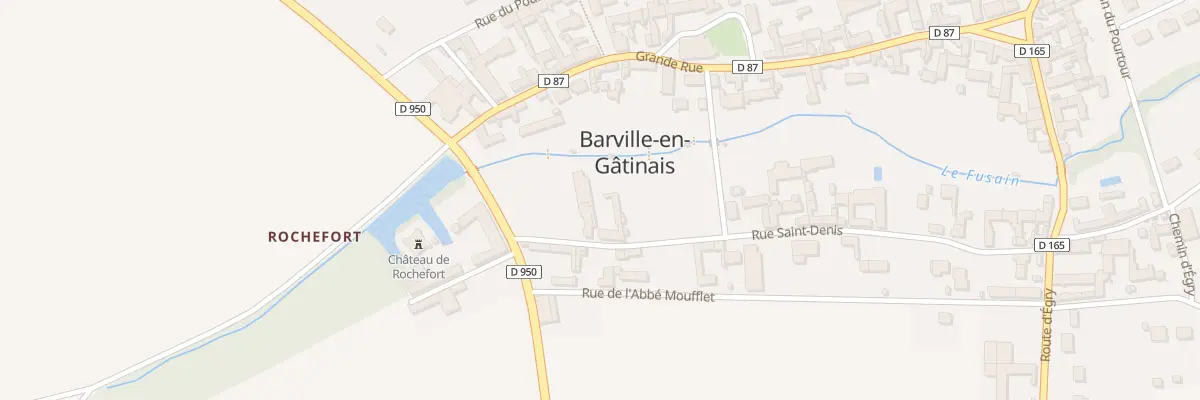 Plan du 28 Rue St Denis à Barville-en-Gâtinais