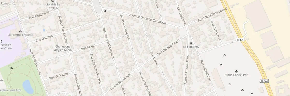 Plan du 101T Rue Talma à Vitry-sur-Seine