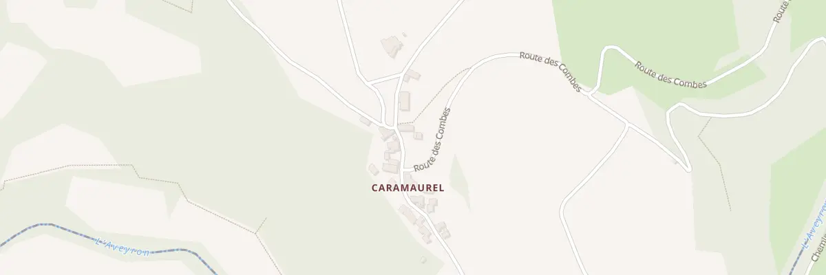 Plan du 5337 Caramaurel à Clairvaux-d’Aveyron