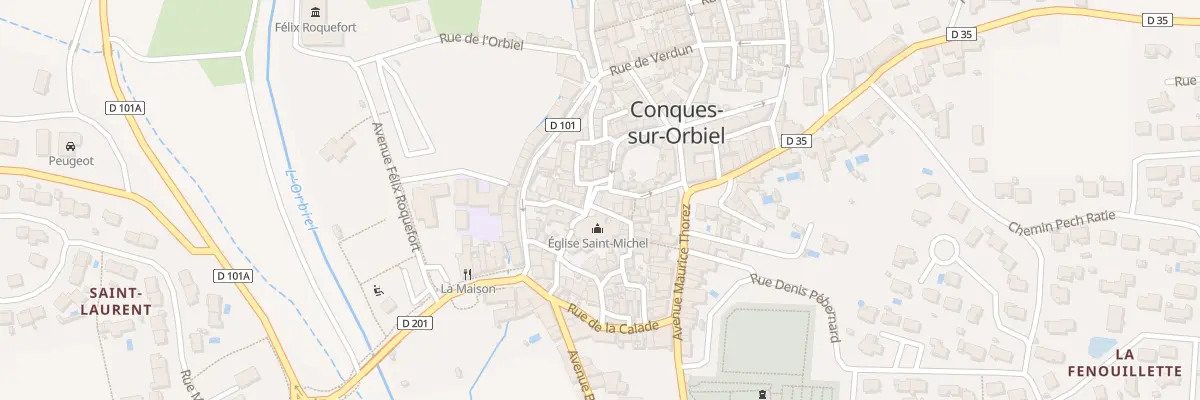 Plan du 5933 Rue Saint Michel à Conques-sur-Orbiel