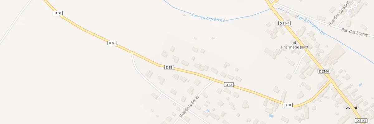 Plan du 26 Rue Jeanne de France à Levet