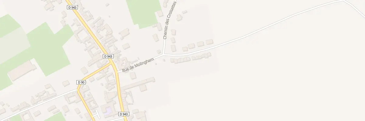 Plan du 162 Che de Molinghem à Lambres-lez-Aire