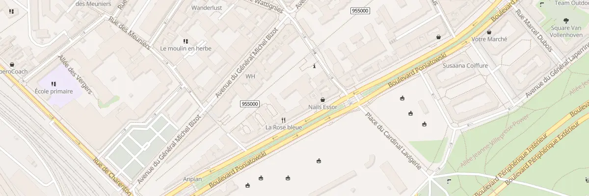 Plan du 57 Bd Poniatowski à Paris 12e Arrondissement