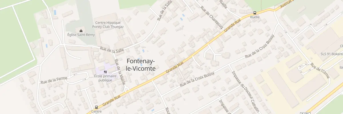 Plan du 35B Gr Grande Rue à Fontenay-le-Vicomte