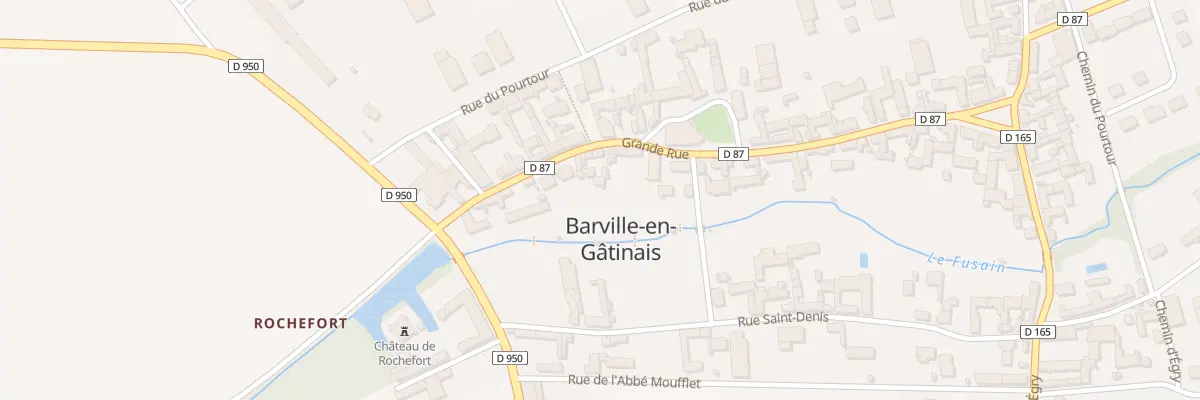 Plan du 33 Gr Grande Rue à Barville-en-Gâtinais
