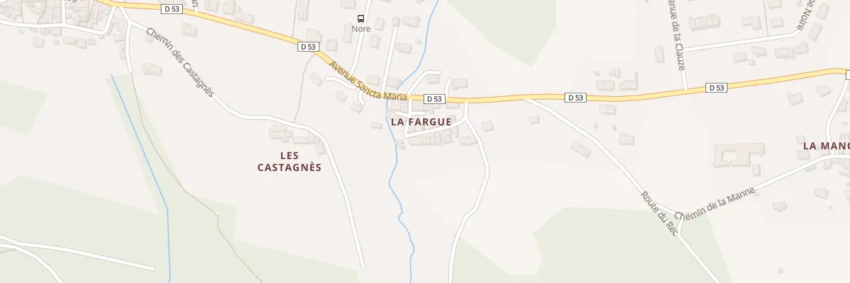 Plan du 15 Che de la Fargue à Mazamet