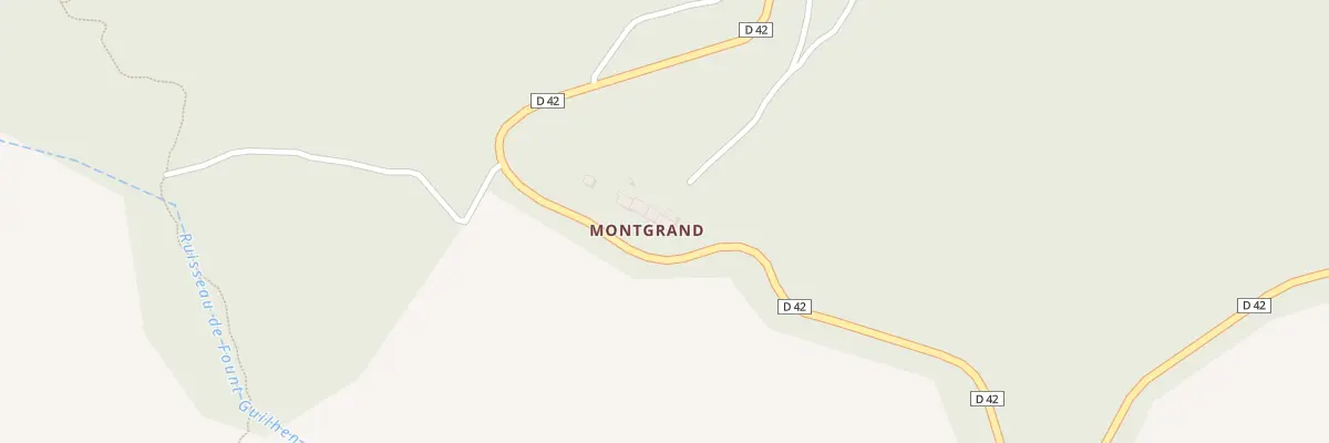 Plan de Montgrand à Palaja