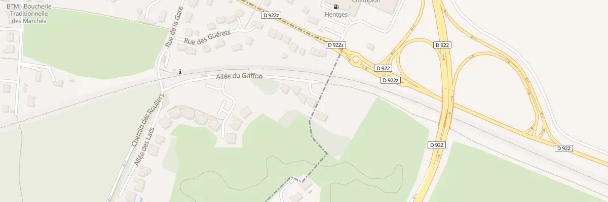 Plan du 26 All du Griffon à Seugy