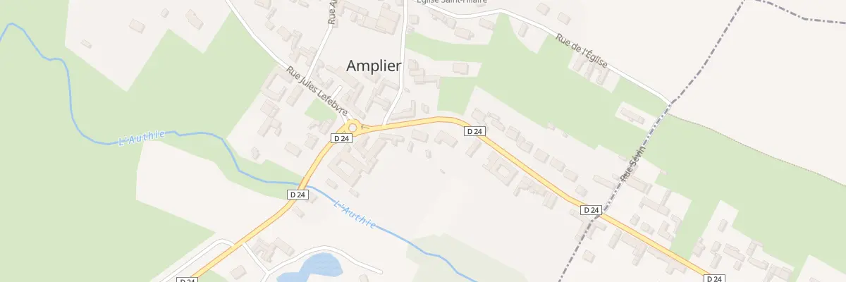 Plan du 207 Rue d’Orville à Amplier