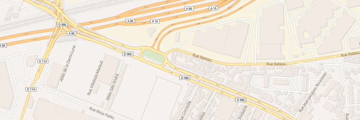 Plan du 15 Av Jean Jaurès à La Courneuve