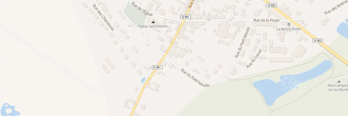Plan du 17 Rue de la Gare aux Bordes
