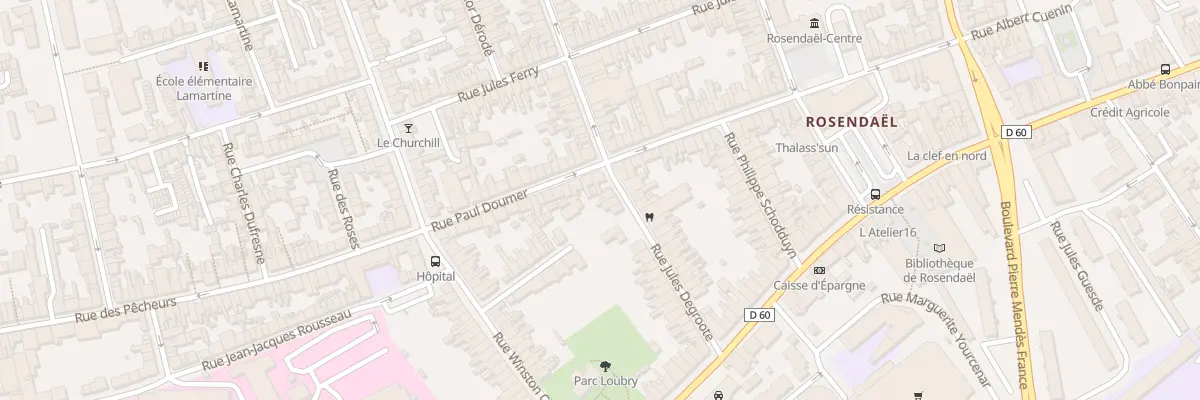 Plan du 41 Rue Jules Degroote à Dunkerque