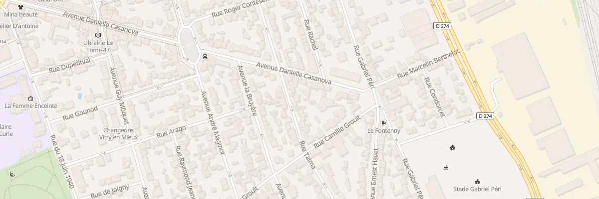 Plan du 120 Rue Talma à Vitry-sur-Seine