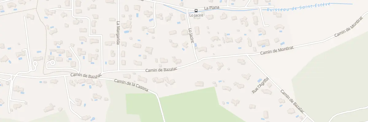 Plan du 45 Cami de Bazalac à Palaja