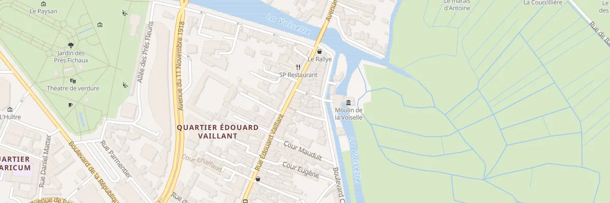 Plan du 122 Rue Edouard Vaillant à Bourges