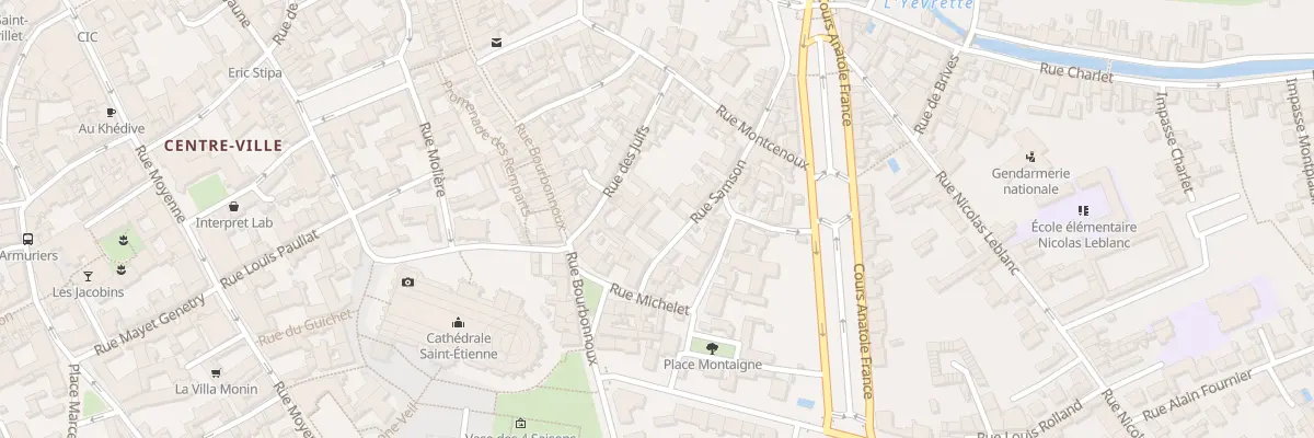 Plan du 7 Rue Samson à Bourges